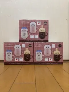 ちいかわ　チルタイム蓋付きマグカップ　コンプリート　ちいかわ　ハチワレ　うさぎ