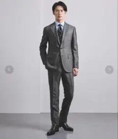 UNITED ARROWS マイクロチェック 3Bスーツ ￥82,500 LAS