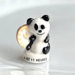 新品　フランス　フェーブ　11時担当　パンダさん　時計　動物