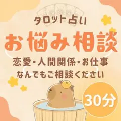 【今すぐ鑑定ok】チャット占い放題30分＊お悩み相談