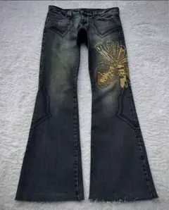 GLAD NEWS leopard studs denim bootscut - メルカリ
