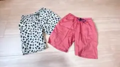 ハーフパンツ120 2枚セット