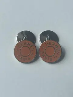 エルメス カーディガン 44 セリエボタン 金ボタン カレ スカーフ