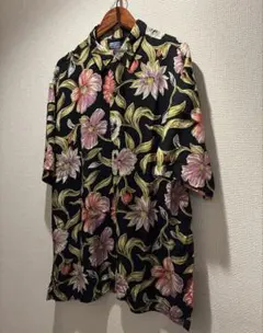 美品 アルベロベロ ストライプ ボーダー リーフ シャツ ブラウス