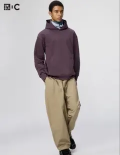 新品UNIQLO :Cバレルパンツ　Mサイズ