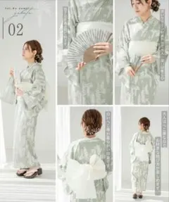 tal.by yumi. 浴衣 帯セット 淡グリーン　オンライン限定品のサムネイル