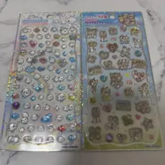 【新品未使用】あわわちゃん　ラブ友　ジュエルプチドロップシール　2点セット