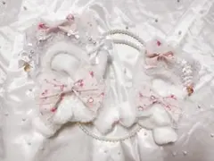 チョコミントアイスクリーム♡うさちゃん 】おすわりぬい服 16cm