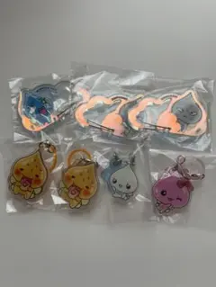 しずくちゃん アクリルめじるしチャーム カラビナ ガチャ セット