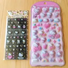 正規品　コットンパフィーシール　タイルシール　ハローキティ