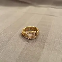DIOR CDロゴ リング ゴールド Mサイズのサムネイル