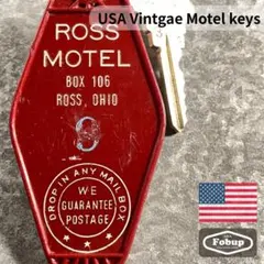 アメリカ製USA Vintage オハイオ州 モーテル ホテル キー No3