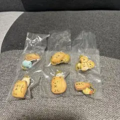 【未使用品】すみっこぐらし　ビスケットつきチャーム6個セット