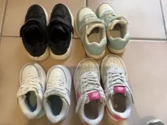 キッズスニーカー 4足セット