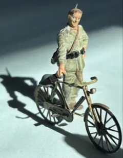 タミヤ 1/35 ドイツ軍歩兵+自転車完成品