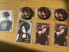 ユーハン 4周年 箔押し缶バッジ バレンタイン トレカ風カード アニメイト特典