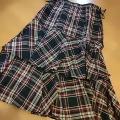 MISCH MASCH チェック柄 フレアスカート 38