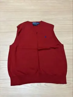 Polo by Ralph Lauren レッド ベスト Lサイズ