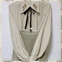 3月末まで♡アンアナザーアンジェラス♡くすみグリーン♡ロングスカート