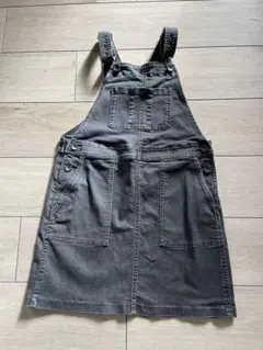 ユニクロ　デニムジャンバースカート140cm