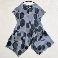 美品◇モユル　ワンピース　センソユニコ　アートデザインのサムネイル