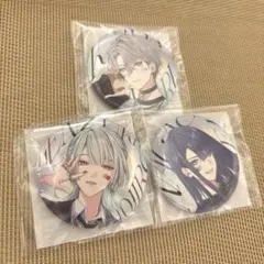 VΔLZ×iCouleur アイシャドウ 缶バッジ 甲斐田晴 長尾景 弦月藤士郎