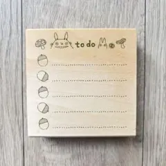 ジブリ　トトロ　スタンプ　はんこ