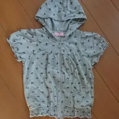 メゾピアノ★半袖羽織パーカー140㎝