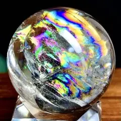 ヒマラヤ水晶　スモーキークォーツ　水晶玉　茶水晶　丸玉　スフィア　【超美品】42