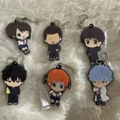 銀八先生　ラバーストラップ6個セット