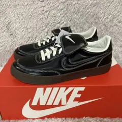NIKE ナイキ　キルショット２　プレミアムブラック レザー スニーカー25.５