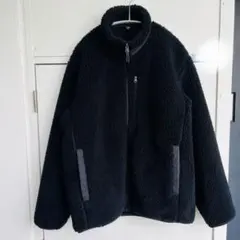 防風アウター フリースジャケット（長袖） 黒　ユニクロ　Lサイズ　男女兼用