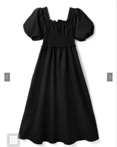 GRL シャーリングロングワンピース ac1906