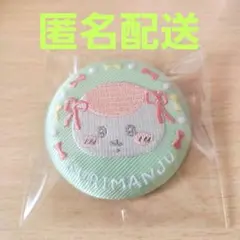 ちいかわ　刺繍缶バッジ　くりまんじゅう