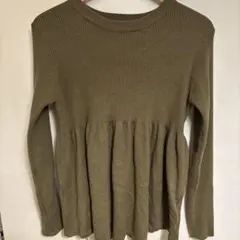 ニット　グリーン　緑　レディース