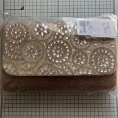 GBビーズクラッチバック ライトピンク 新品・未開封 ユナイテッドアローズ