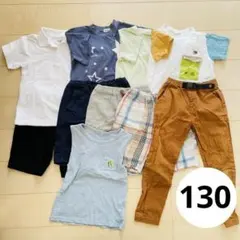 130cm 10枚　夏服　シューラルー　BREEZE UNIQLO 男の子