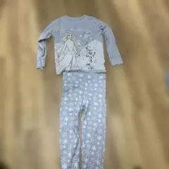 アナと雪の女王 パジャマ 4-5歳 グレー
