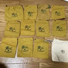 IL BISONTE イエロー 巾着袋 11個セット