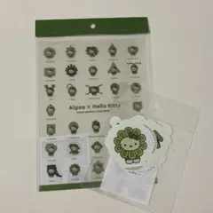 新品 藻キティ クリアシール カットシールセットEXPO日本館 藻類キティ　万博