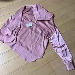 ピーチジョンPJ サテンブラウスMLピンクのサムネイル