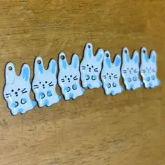 七宝焼　うさぎ　パーツ