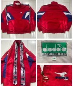 90s VINTAGE DIADORA ディアドラ ナイロン ジャケット M L