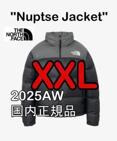 タグ付き新品 ノースフェイス ヌプシジャケット グレー 2025AW XXL
