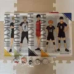 【４枚コンプリートセット】ハイキュー!!くら寿司 コラボ クリアファイル 未使用