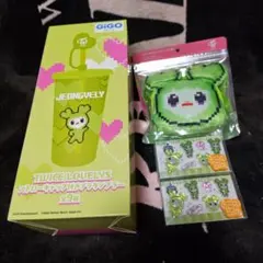 TWICE GiGO限定 プラタンブラー 収納付きエコバッグ ジヒョ ジブリー