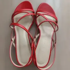 ODETTE E ODILE サンダル レッド　日本製のサムネイル