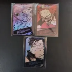 ヒロアカ　ホロカードコレクション　ジャンフェス　芦戸三奈　切島鋭児郎　飯田天哉