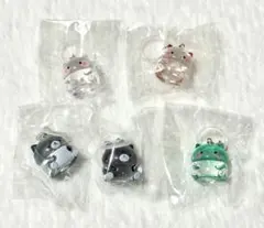 ぽちゃちゃニャンちゃん マスコットマーカー 5点セット