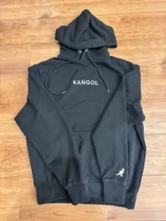 KANGOL ブラック フードパーカー